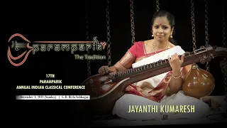 Raga Kirawani | Pallavi | Saraswati Veena | Jayanthi Kumaresh | Paramparik 2019