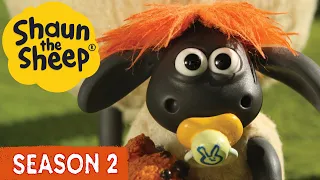 Shaun the Sheep 🐑 Season 2 Full Episodes (1 - 8) | Double Trouble + MORE | Cartoons for Kids