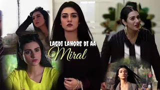 ❥Lagdi Lahore di aa || Sara Khan vm as Miral || Sabaat