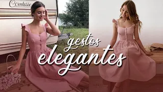 10 GESTOS ELEGANTES para SER MAIS FEMININA e SOFISTICADA no dia-a-dia | *elegância, classe*