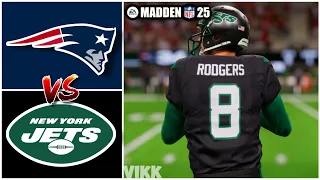 Patriots vs Jets Week 3 Simulation (Madden 25 Rosters)