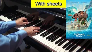 Moana - How Far I'll Go - Alessia Cara (with sheets)