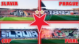 Sparta Praha - Slavia Praha | Incredible Choreos Slavia Ultras in Final | Czech Cup (03.05.23)