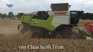 Die neue Mähdrescher-Baureihe Trion von Claas