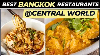 5 Must Visit Restaurants in Central World Shopping Mall, Bangkok 2024
