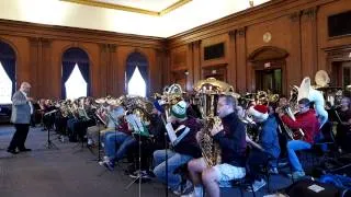 Tuba Christmas - Good King Wenceslas Rehearsal