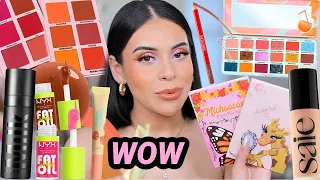 Trying NEW *VIRAL* Makeup: High End, Drugstore & More 😍 What's actually worth your $$$