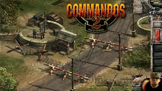 COMMANDOS 2 Men of Courage | Training Camp 1 - full gameplay walkthrough with commentary (HD)