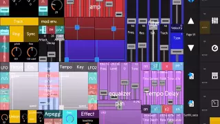 ableton live + touchable + synth1 playground