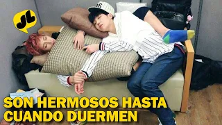 BTS SON TAN TIERNOS DORMIDOS 😍 MOMENTOS DE BTS DURMIENDO