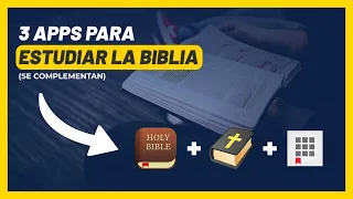 ✅ 3 apps INDISPENSABLES para ESTUDIAR la BIBLIA en este 2024