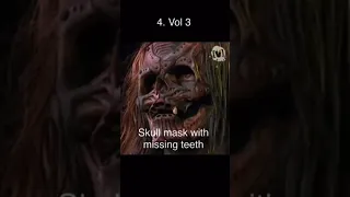 My favorite Sid Wilson mask from each album cycle