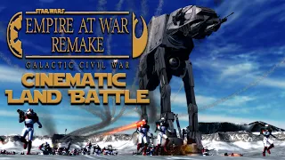 Empire at War Remake Mod Land Battle Cinematic Camera Mode! Wreckage & Bodies Stay mod!