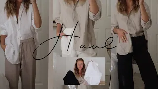 try-on haul | fall clothes (kind of), zara, maris pearl, lawrra