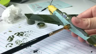 How to do the camouflage for the Airfix Bf109E-4 dogfight doubles