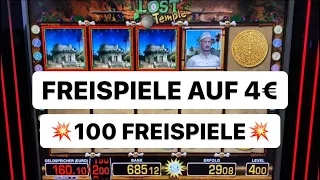 Lets play Lost Temple 4€ 100 FREISPIELE 💶 MERKUR MAGIE Casino Novoline Jackpot Automat Bally Wulff