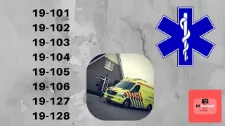 Compilatie Ambulance 19-101,2,3,4,5,6,127,128