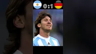 Argentina vs Germany | Highlights | World Cup 2010 | Messi miss #shorts #football #messi