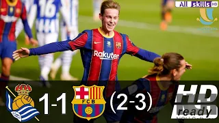 [HIGHLIGHTS] Real Sociedad vs FC Barcelona (1-1 PEN: 2-3) Supercopa de España - Semi-final