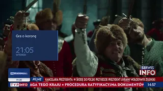 Historia hetmana Jana Zamoyskiego - film „Gra o koronę” we wtorek o godz. 21 w TVP1