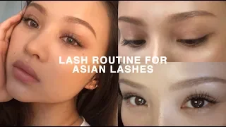 LASH ROUTINE FOR STRAIGHT ASIAN LASHES (CURLED ALL DAY)