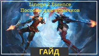 Lineage 2 Essence гайд по старту для новичков