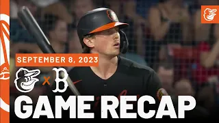 Orioles vs. Red Sox Game Recap (9/8/23) | MLB Highlights | Baltimore Orioles