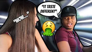 WIPING MY STRAW AFTER MY GIRLFRIEND TAKES A DRINK PRANK*GETS HEATED*