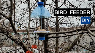 DIY Simple and Easy Bird feeder from a Plastic Bottles