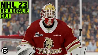 NHL 23 Be A Goalie - LET'S GET THIS STARTED! Ep.1