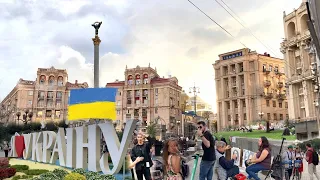 Kiev City (Khreshchatyk, Maidan Nezalezhnosti) Walk tour #sexykiev #kievwalkingstreet #kiev2021