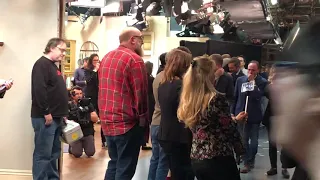 The Big Bang Theory Final Curtain Call and Emotional Walk-Through of the Stage.