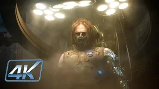 Bucky Despierta De su Largo Sueño Criogénico - Capitán América - Civil War (2016)(4K-HD)