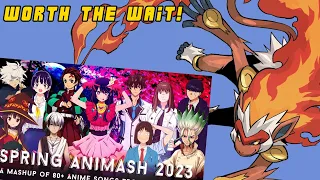 Shinjo reacts to SPRING ANIMASH 2023 by @CosmicMashups