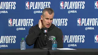 Billy Donovan Postgame Interview | Thunder vs Jazz - Game 4 | April 23, 2018 | 2018 NBA Playoffs