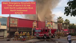 LAFD Saves Multiple Businesses in North Hollywood;June 10, 2019