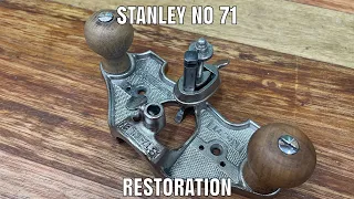 Restoring a Stanley No 71 router plane