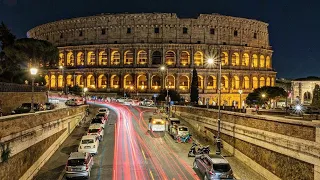 🇮🇹 Rome, Italy - Night Walking Tour (4K HDR) Colosseum to Fontana di Trevi