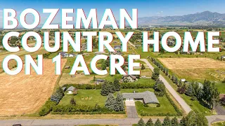 6337 Cattle Drive Home For Sale in Bozeman Montana