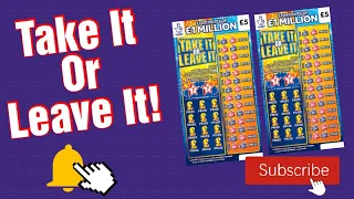 🌞 Any Wins? 🌞 £5 Take It Or Leave It Scratchcards 😀 UK scratch cards 😀 Scratch cards UK 😀