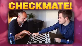 Magnus Carlsen Checkmates Espen Agdestein in 4 Moves(TRICKY) in Alternating Bishops/Knights Chess