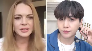 Lindsay Lohan REACTS To BTS Unfollowing Her on Twitter