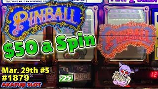 High Limit Pinball Slot Machine - Old School Slot Jackpot at M Resort Casino Las Vegas