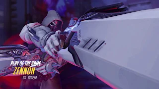 Reaper Team Kill with Death Blossom in overtime for Victory (Sextuple Kill)