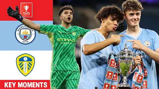 Manchester City U-18 4-0 Leeds United U-18 | Key Moments | FA Youth Cup Final 2023-24