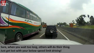 Indonesia bad driving compilation TOLL ROAD EDITION, June 2017 [3]