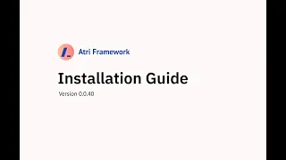 How to install Atri framework using pipenv