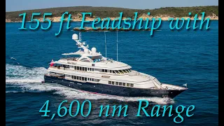 155ft Feadship with 4,600nm Range, under 500GT - For Sale