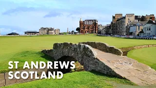 Ultimate ST ANDREWS walking tour | St Andrews University - The Old Course | Scotland | 4k