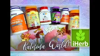 iHerb / Айхерб / Витамин D-3 / Омега-3 / Детские Мультивитамины.